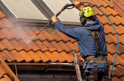 Démoussage et hydrofuge de toiture à Baulny